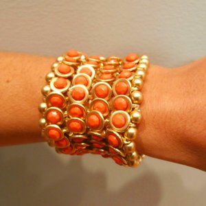 Coral Stretch Bracelet - New